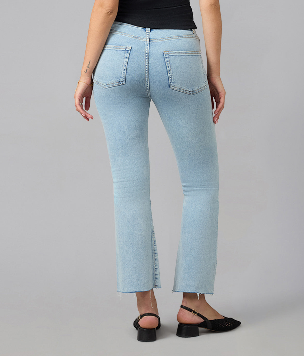 BILLIE-TD High Rise Bootcut Jeans