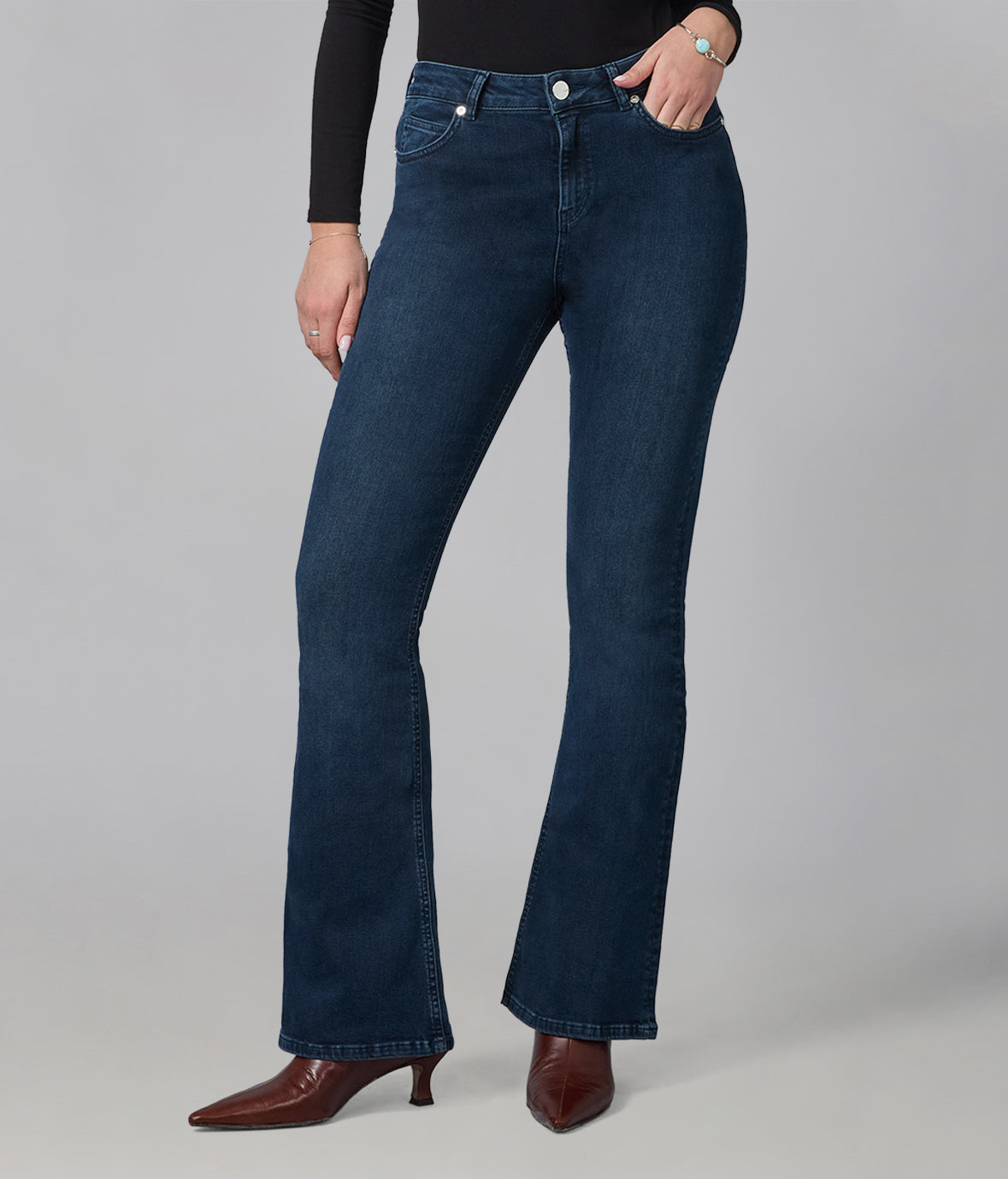 ALICE-SDB High Rise Flare Jeans