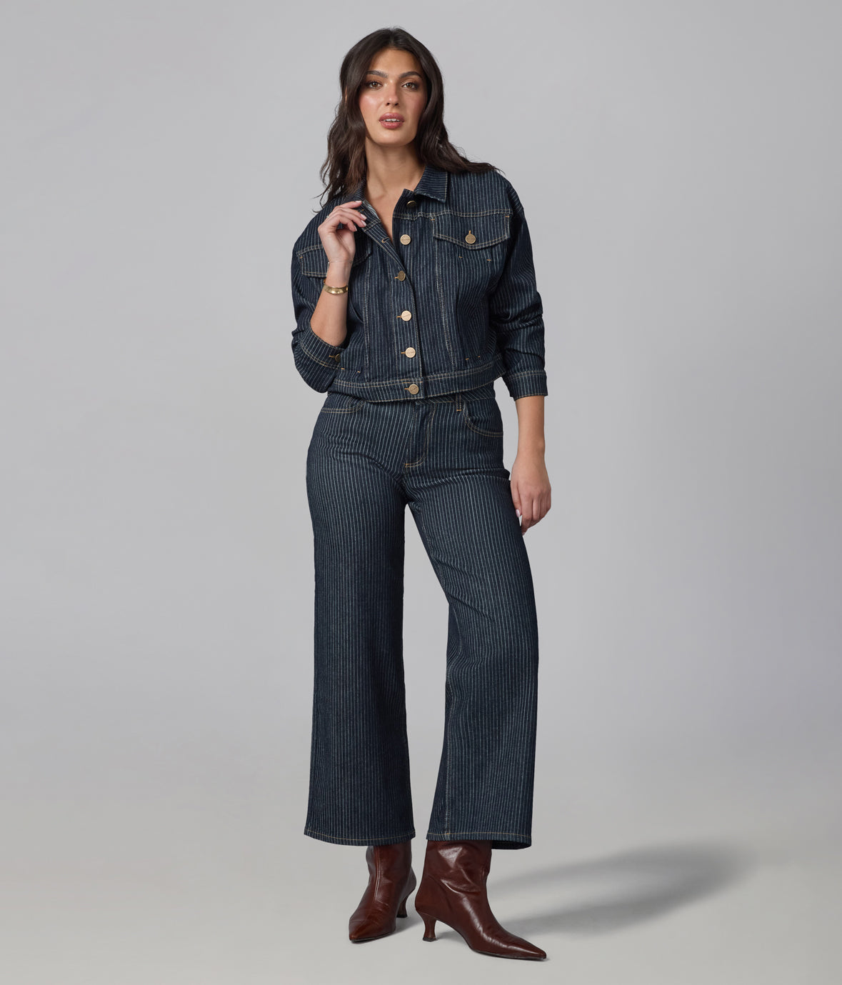 COLETTE-PSB High Rise Wide Leg Jeans