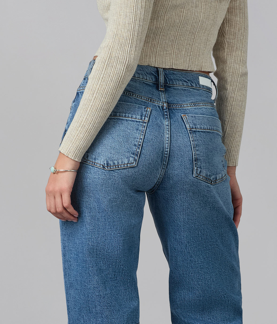 DYLAN-DB High Rise Barrel Jeans 30" Inseam