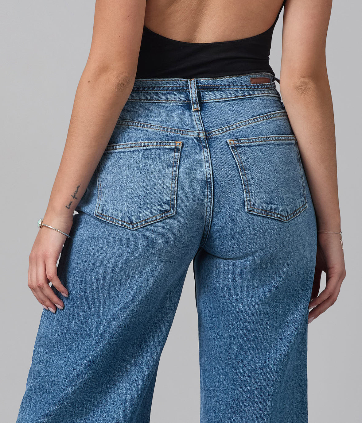 MILAN-DB Ultra High Rise Wide Leg Jeans