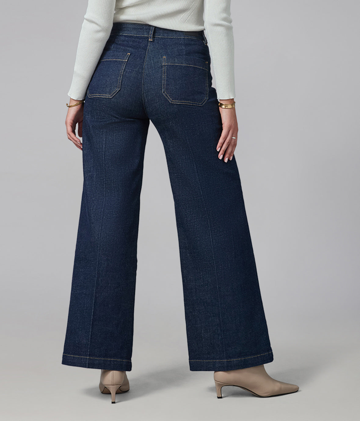 MILAN-DRW Ultra High Rise Wide Leg Jeans