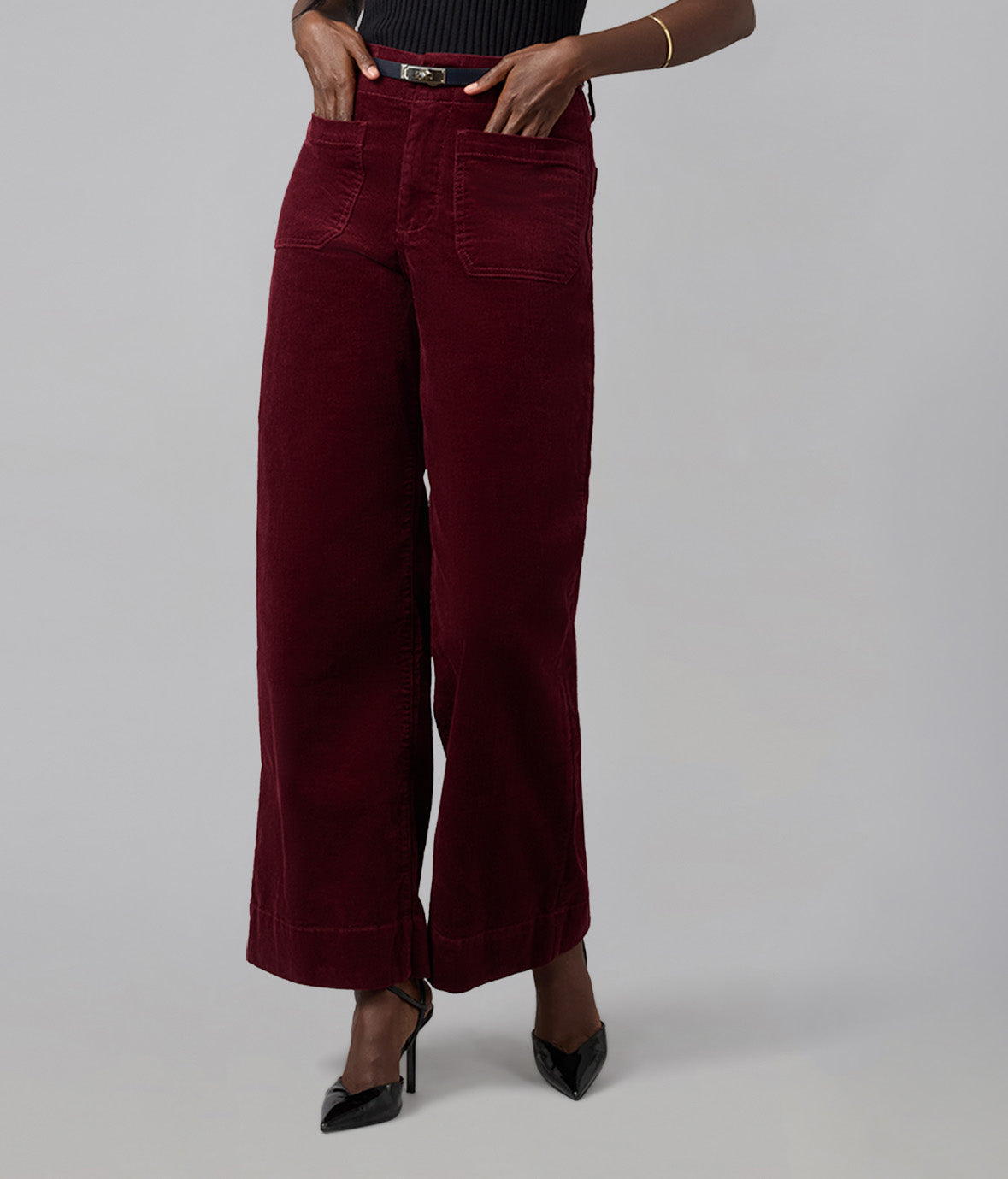 COLETTE-SR High Rise Wide Leg Cord