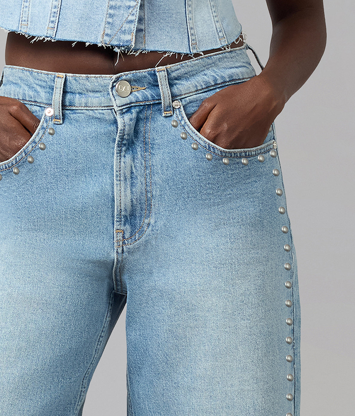 MILAN-SWB Ultra High Rise Wide Leg Jeans 32" Inseam