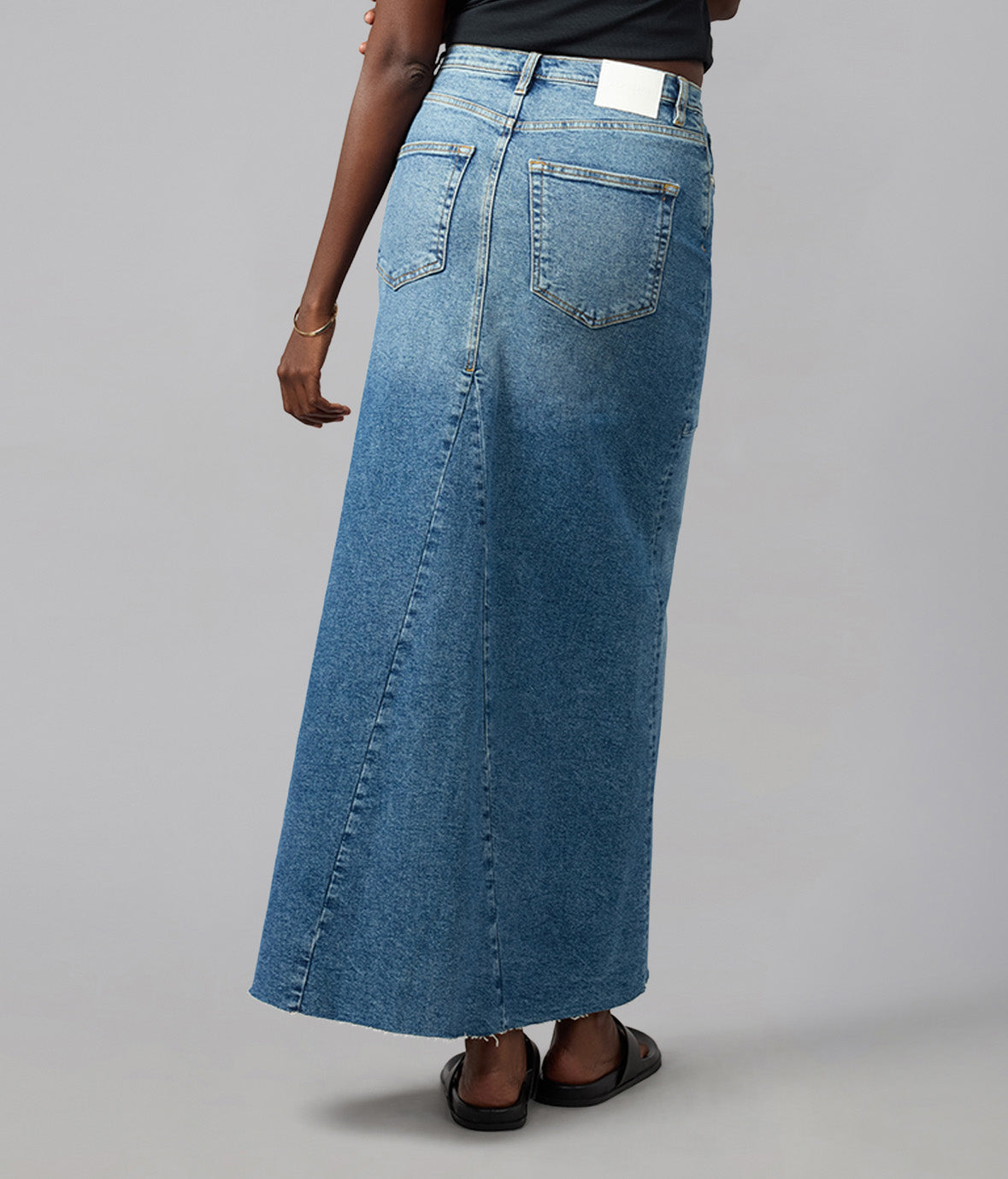 MADLYN-TLT High Rise Maxi Skirt