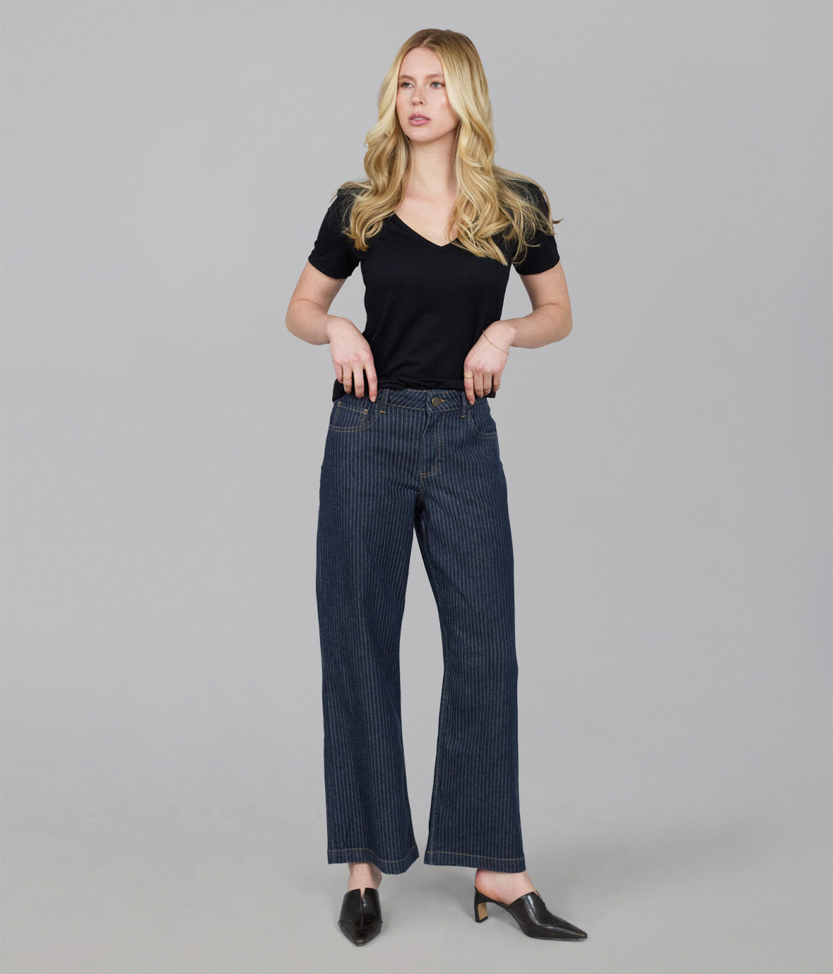 COLETTE-PSB High Rise Wide Leg Jeans