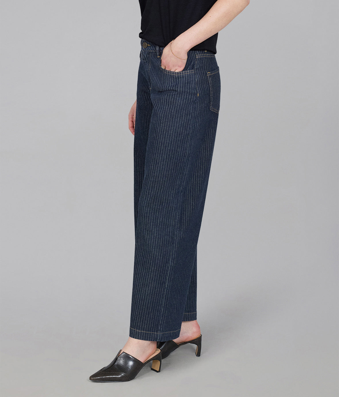 COLETTE-PSB High Rise Wide Leg Jeans