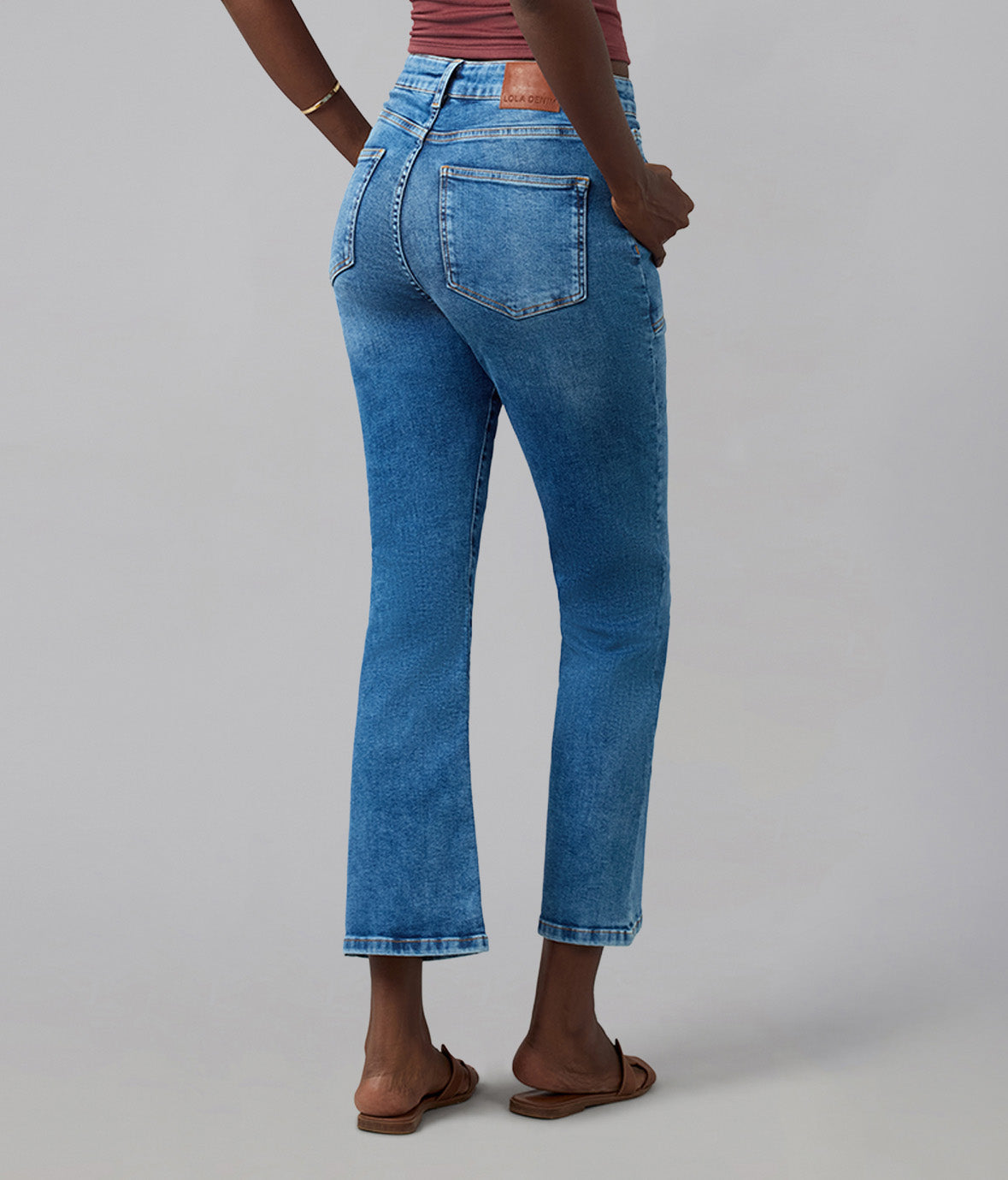 BILLIE-IM High Rise Bootcut Jeans  28" Inseam