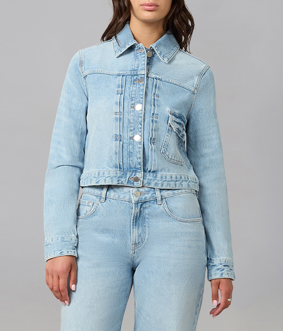 SABRINA-WB Classic Denim Jacket