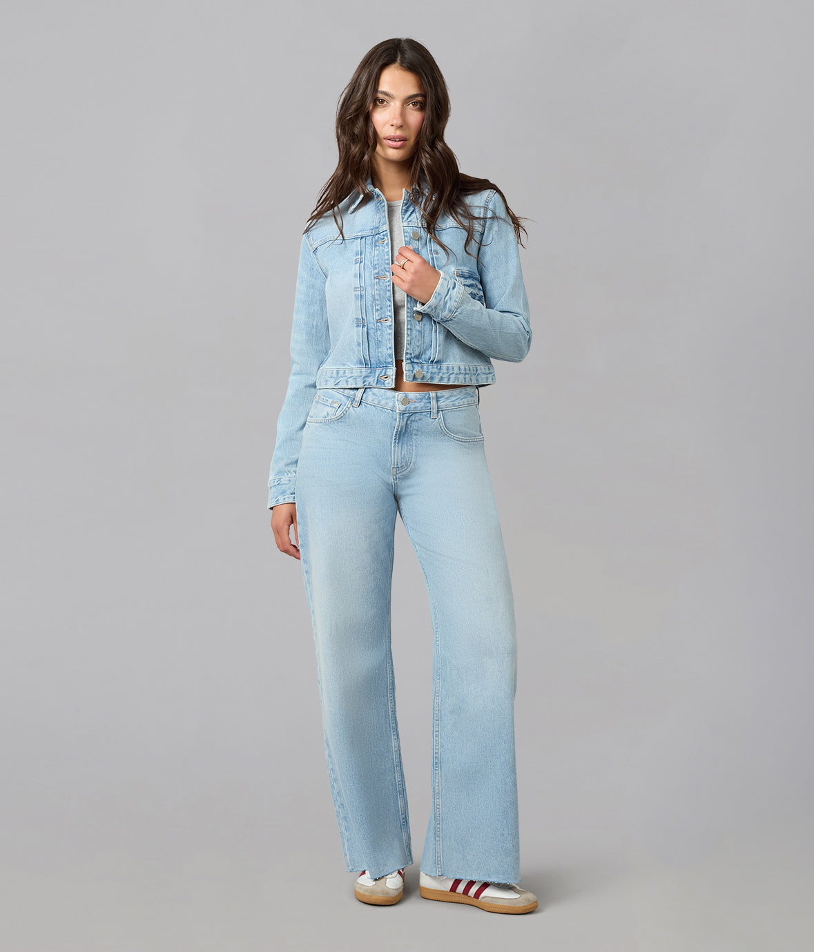 SABRINA-WB Classic Denim Jacket