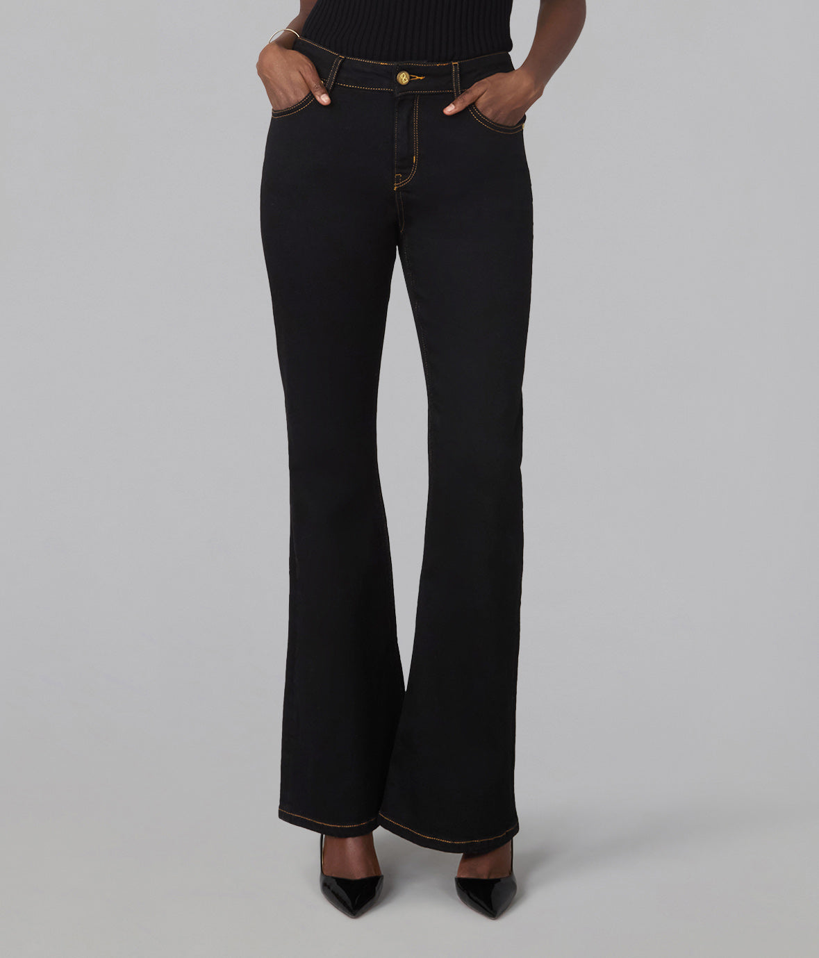 ALICE-BG High Rise Flare Jeans